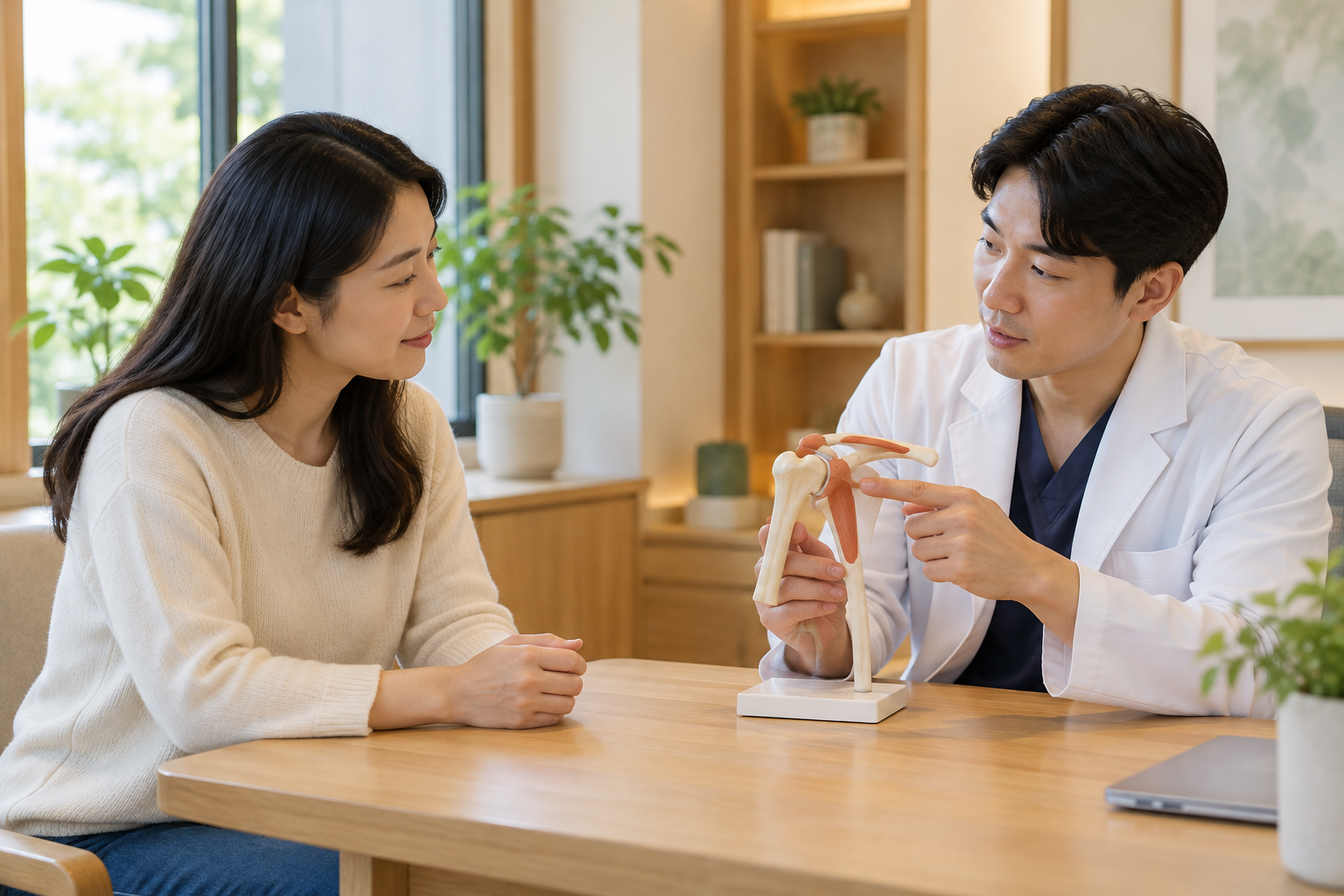 세종 어깨통증 한의원 — 어깨 상담에 관한 AI 설명용 이미지